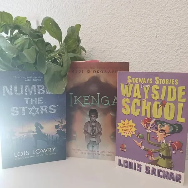 picture of three books that are being taught in the junior class